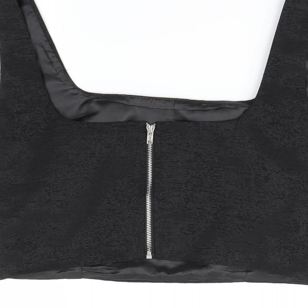 Missguided Womens Black   Basic Tank Size 8