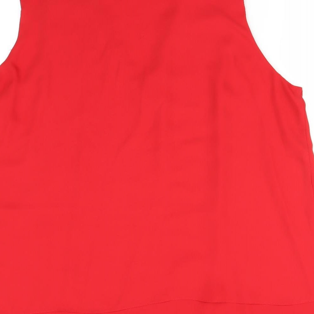 George Womens Red   Basic Blouse Size 18