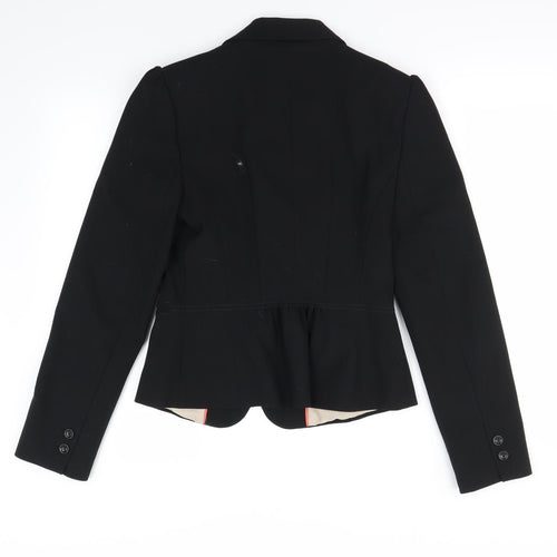 New Look Womens Black   Jacket Blazer Size 10  - Shoulder Pads
