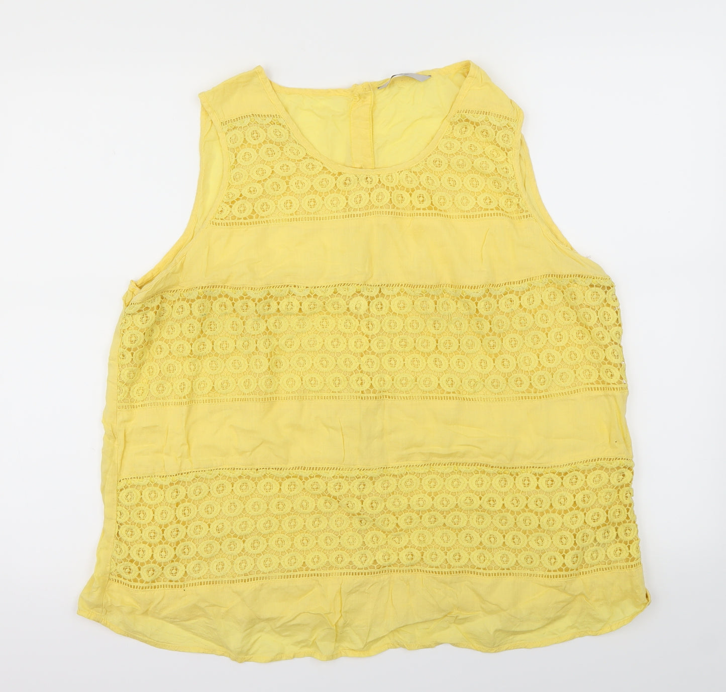 George Womens Yellow   Basic Tank Size 20