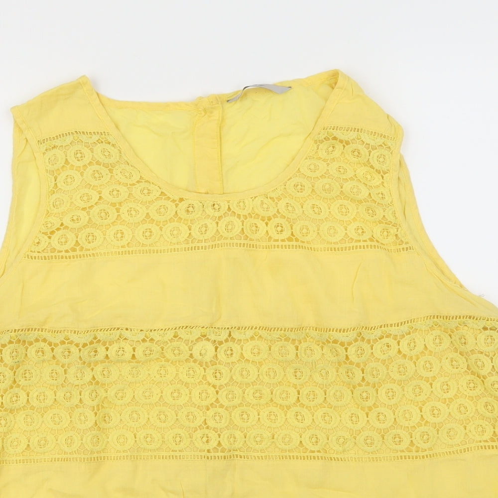 George Womens Yellow   Basic Tank Size 20