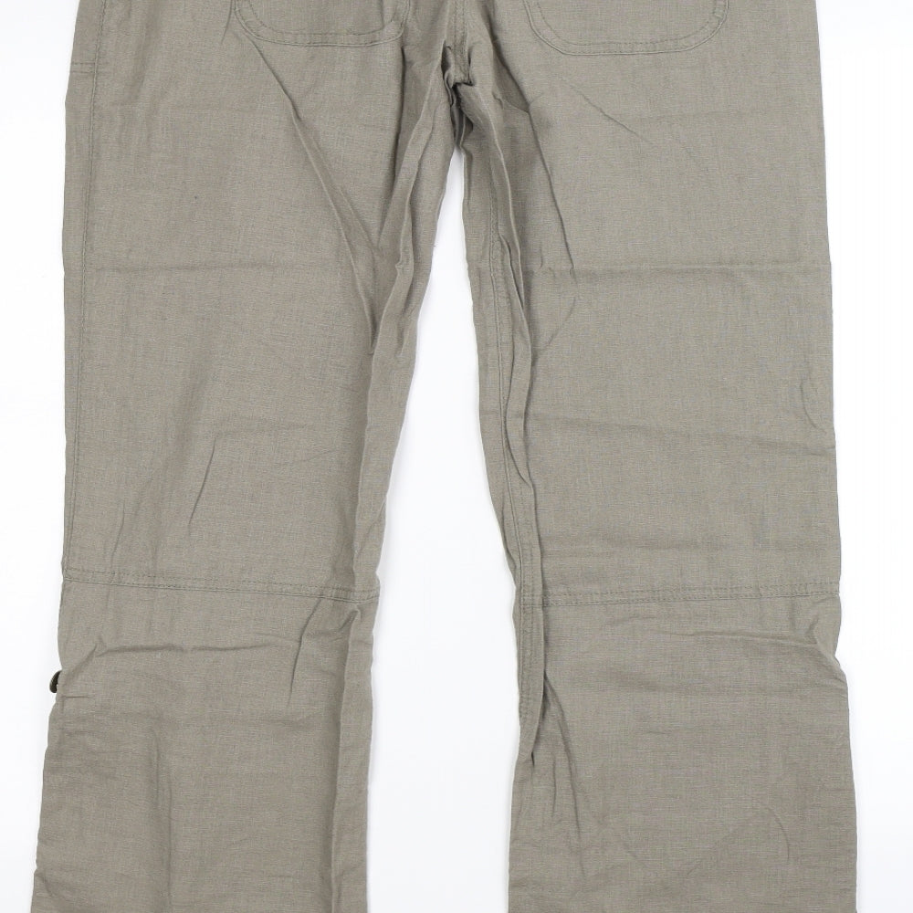 Primark Womens Green   Cargo Trousers Size 10 L30 in