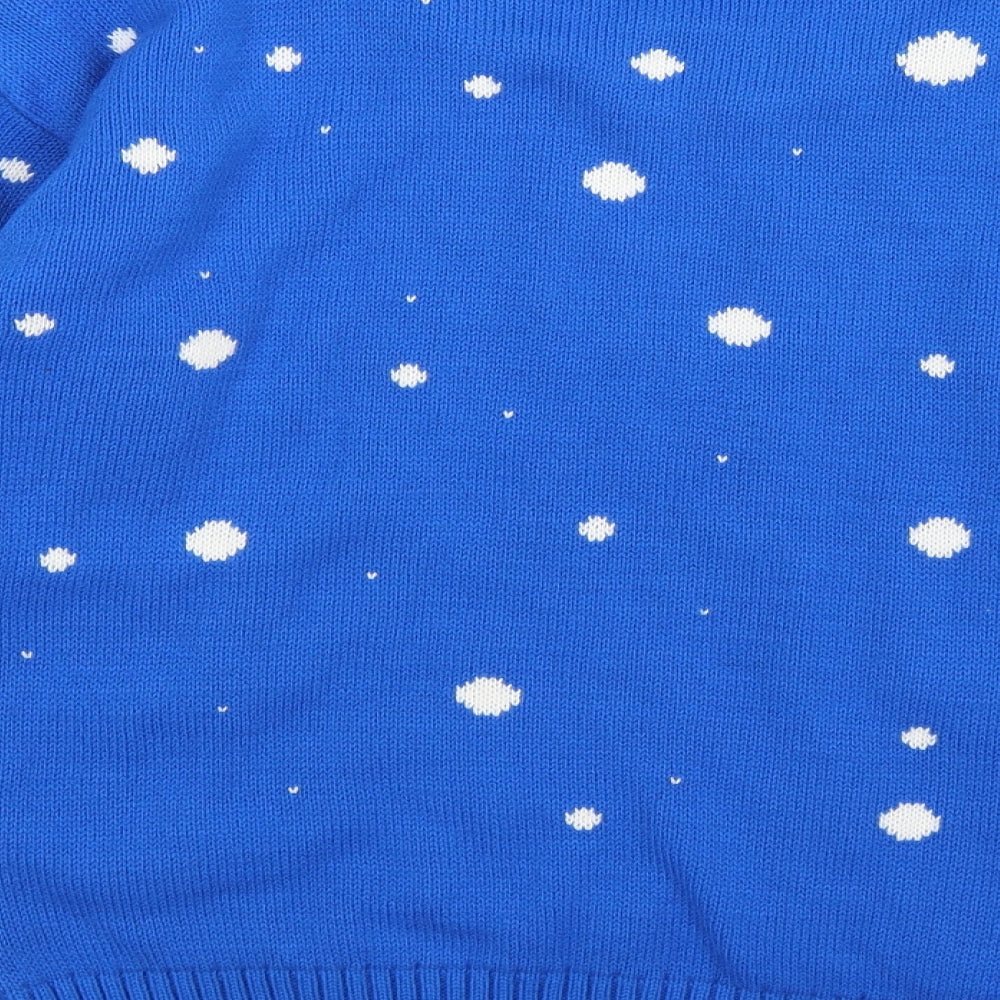 Preworn Womens Blue  Knit Pullover Jumper Size M  - MINION CHRISTMAS