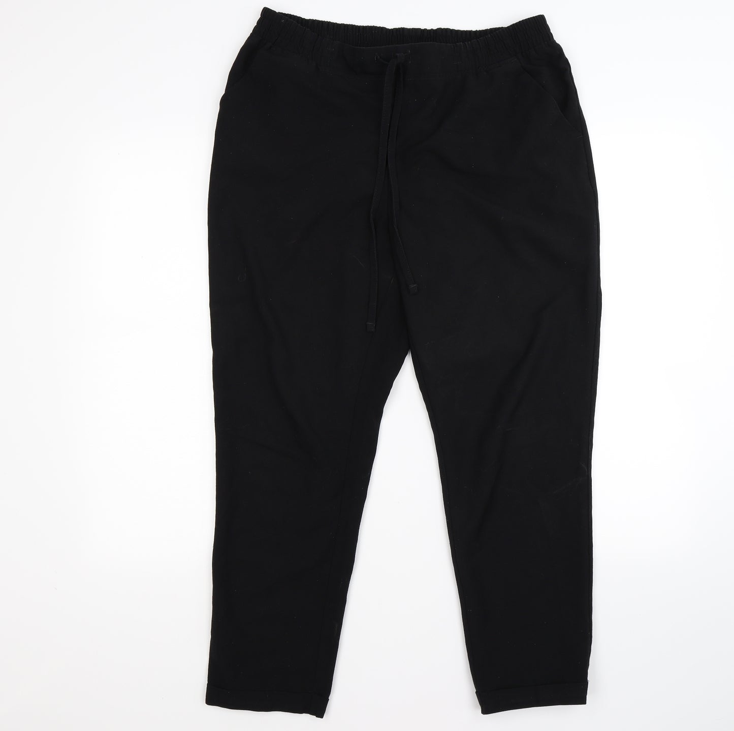NEXT Womens Black   Trousers  Size 14 L26 in