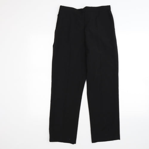 Preworn Womens Black   Trousers  Size 12 L25 in