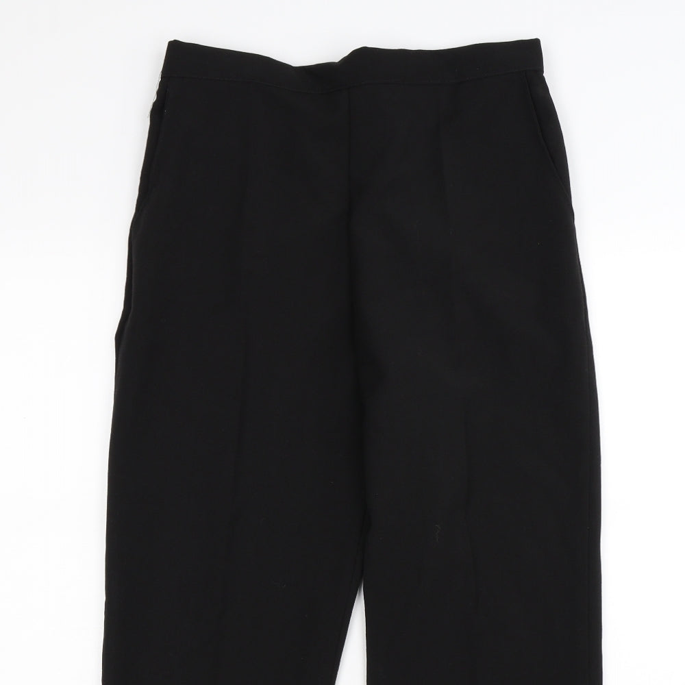 Preworn Womens Black   Trousers  Size 12 L25 in