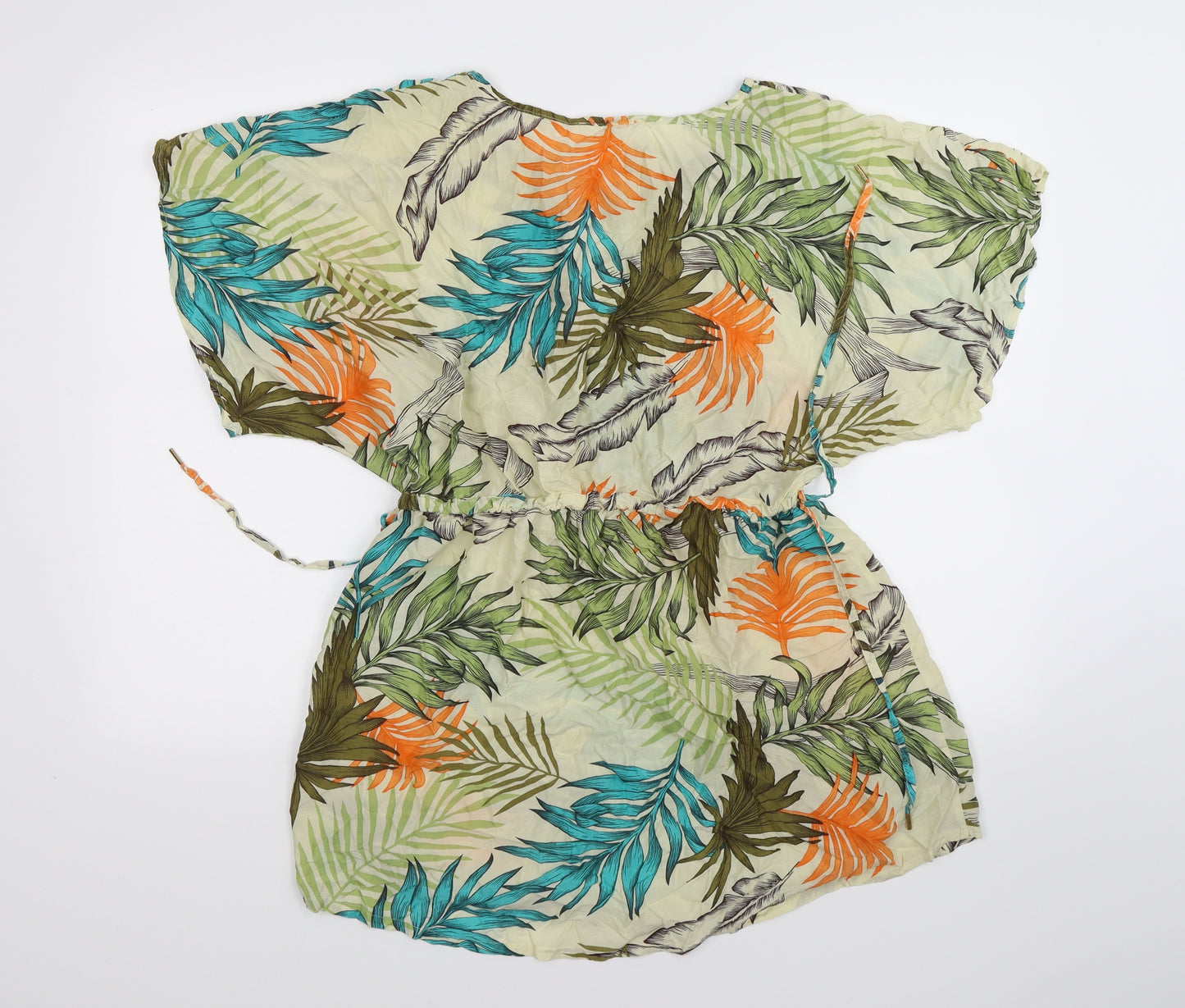 NEXT Womens Beige Floral  Kaftan  Size 12  - beach wear