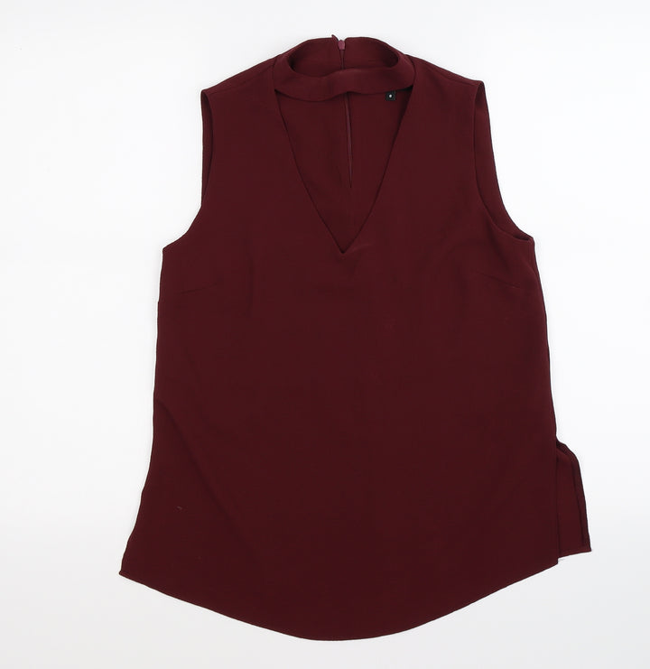 New Look Womens Purple   Tunic Tank Size 8