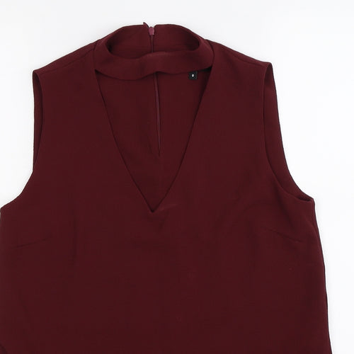 New Look Womens Purple   Tunic Tank Size 8