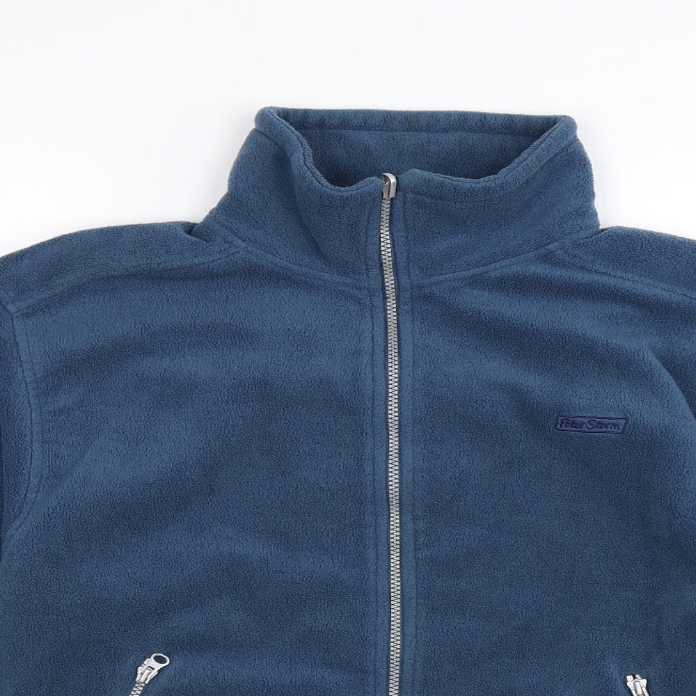 Peter Storm Mens Blue  Fleece Jacket  Size S