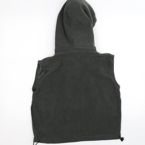 e-2e Womens Green  Fleece Gilet Coat Size M