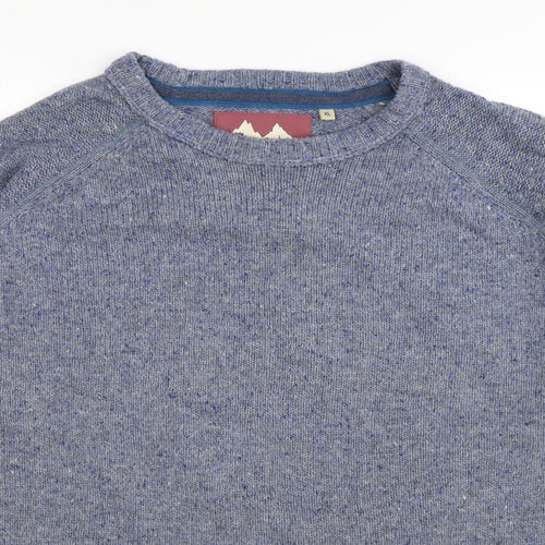 mantaray Mens Blue  Knit Pullover Jumper Size XL