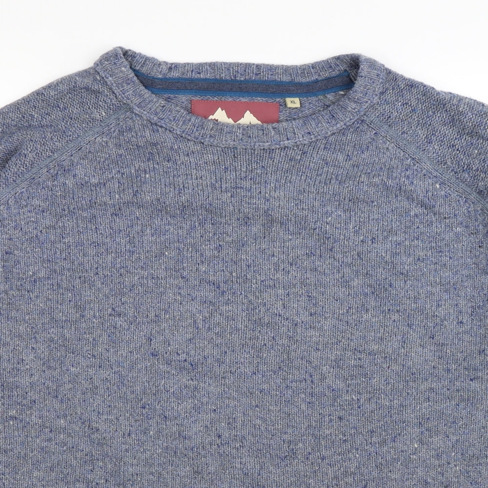 mantaray Mens Blue  Knit Pullover Jumper Size XL
