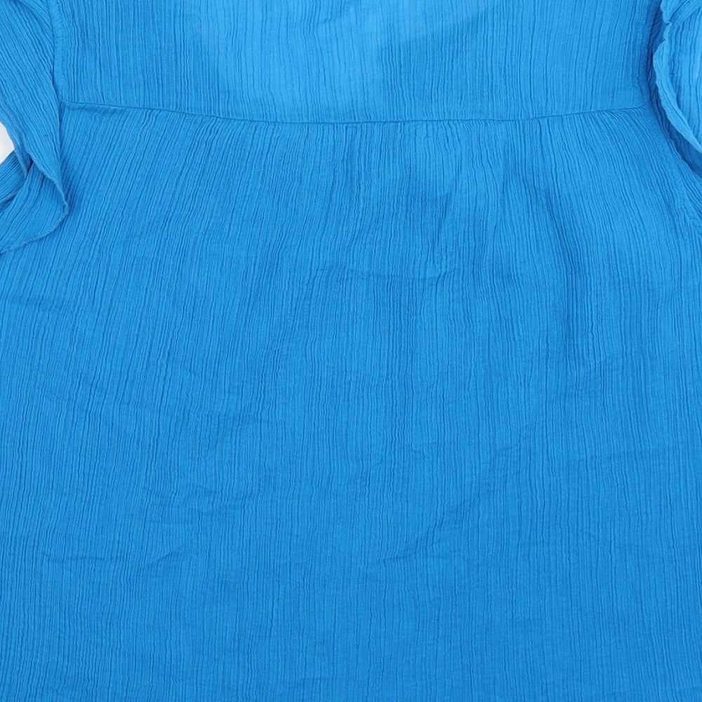 Papaya Womens Blue   Tunic T-Shirt Size 16