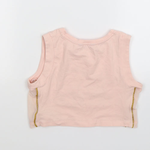 Pineapple Girls Pink   Cropped Tank Size 8-9 Years