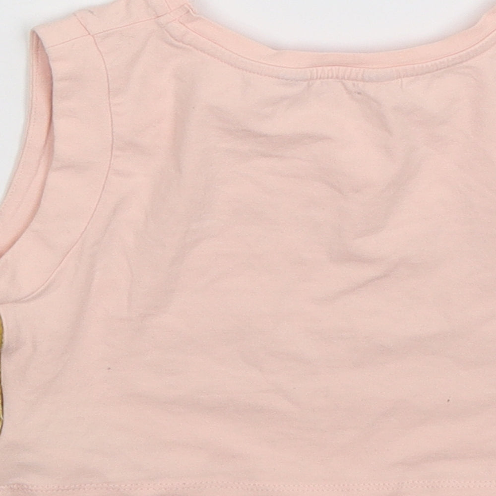 Pineapple Girls Pink   Cropped Tank Size 8-9 Years