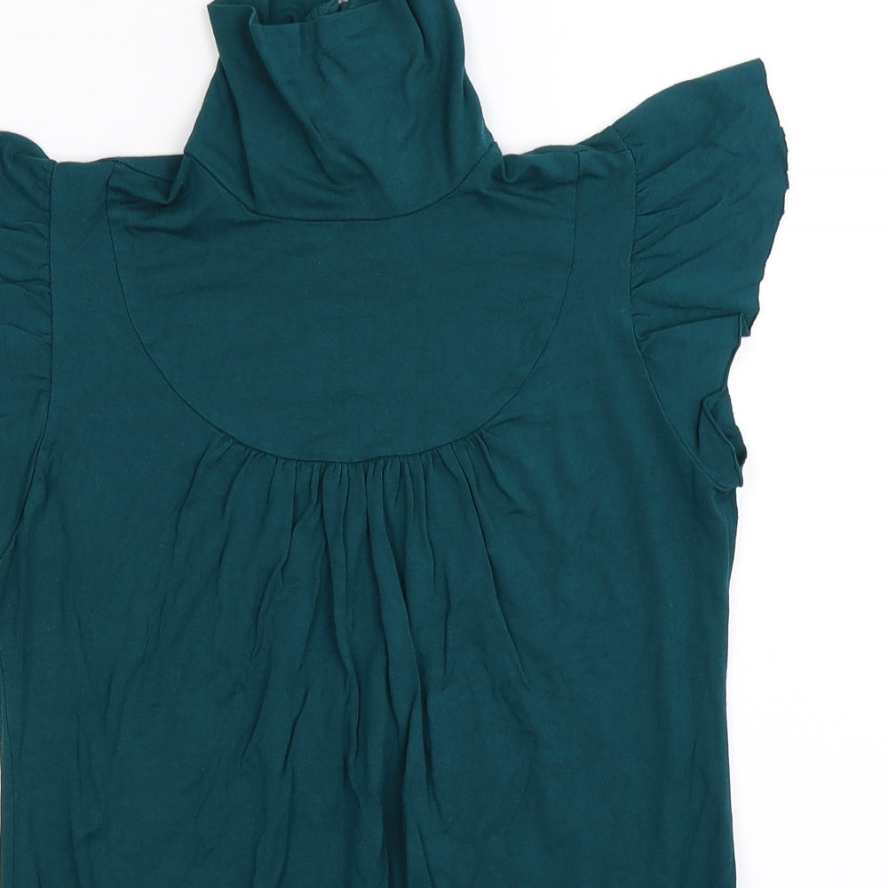 New Look Womens Green   Tunic T-Shirt Size 12