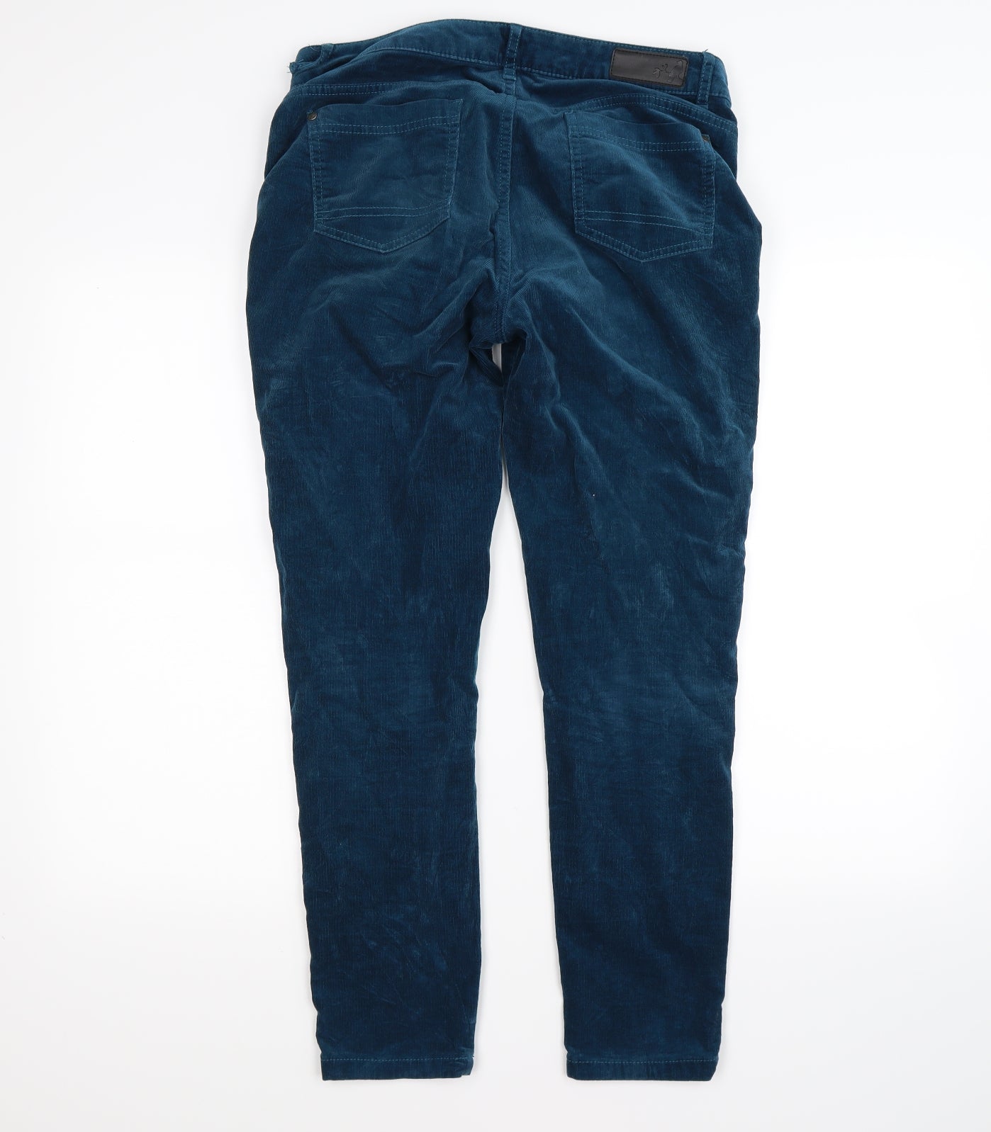 Indigo Womens Blue  Corduroy Skinny Jeans Size 12 L28 in - cords