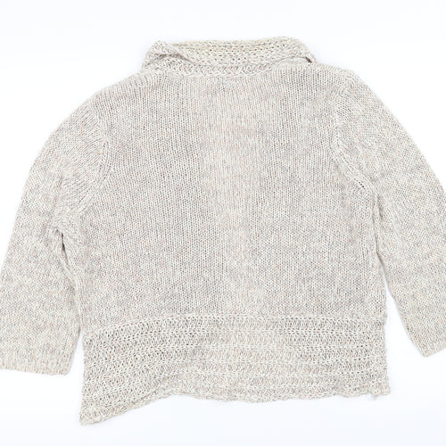 Soon Womens Beige   Cardigan Jumper Size 14