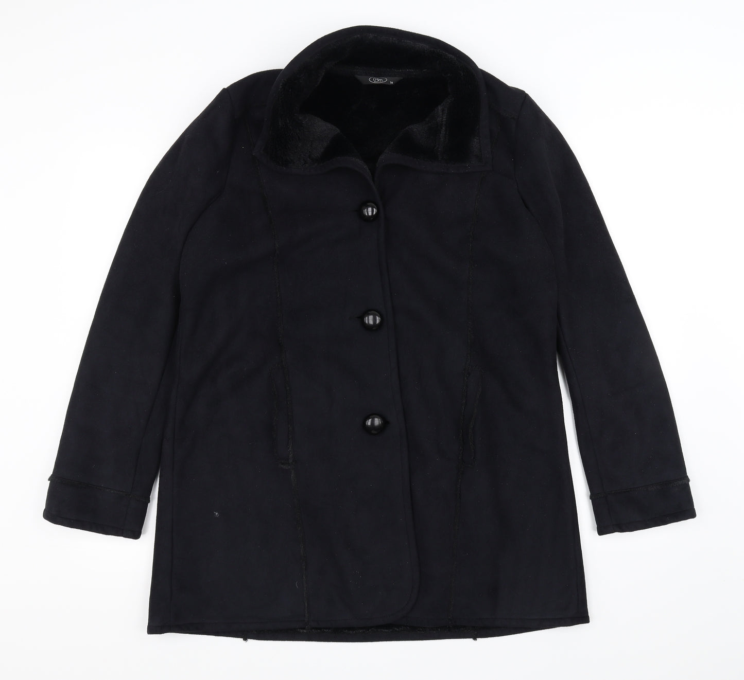 BM Womens Black   Jacket Coat Size 14