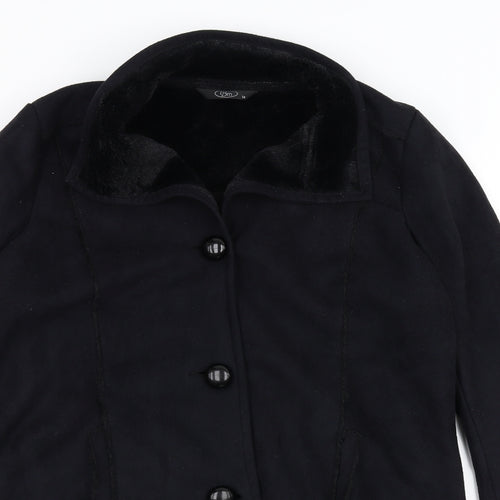 BM Womens Black   Jacket Coat Size 14