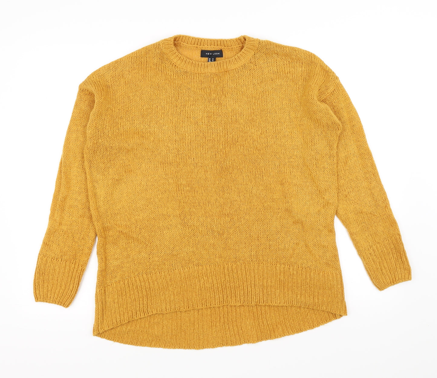 New Look Womens Yellow   Pullover Jumper Size M