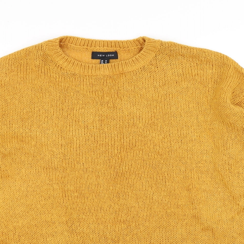 New Look Womens Yellow   Pullover Jumper Size M