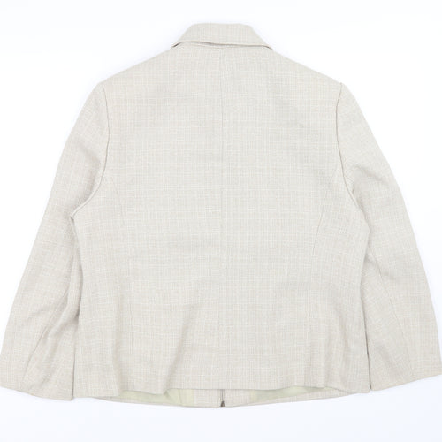 Debenhams Womens Beige   Jacket Coat Size 16