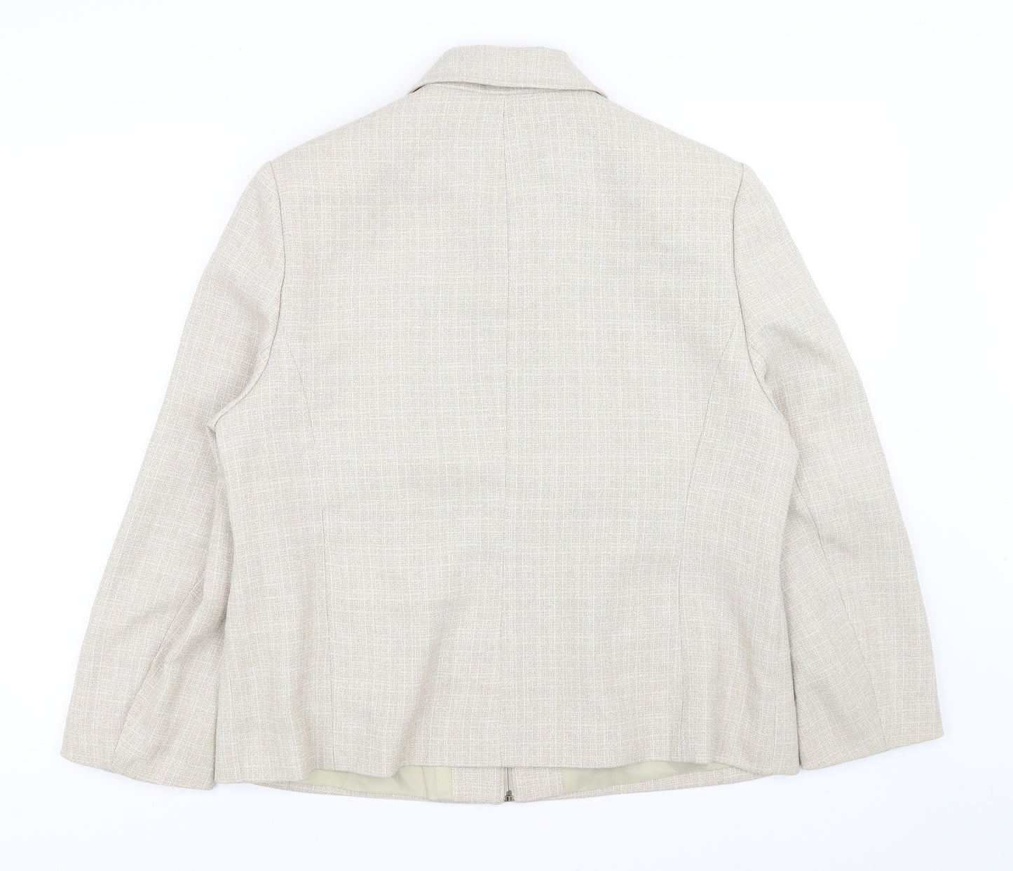 Debenhams Womens Beige   Jacket Coat Size 16