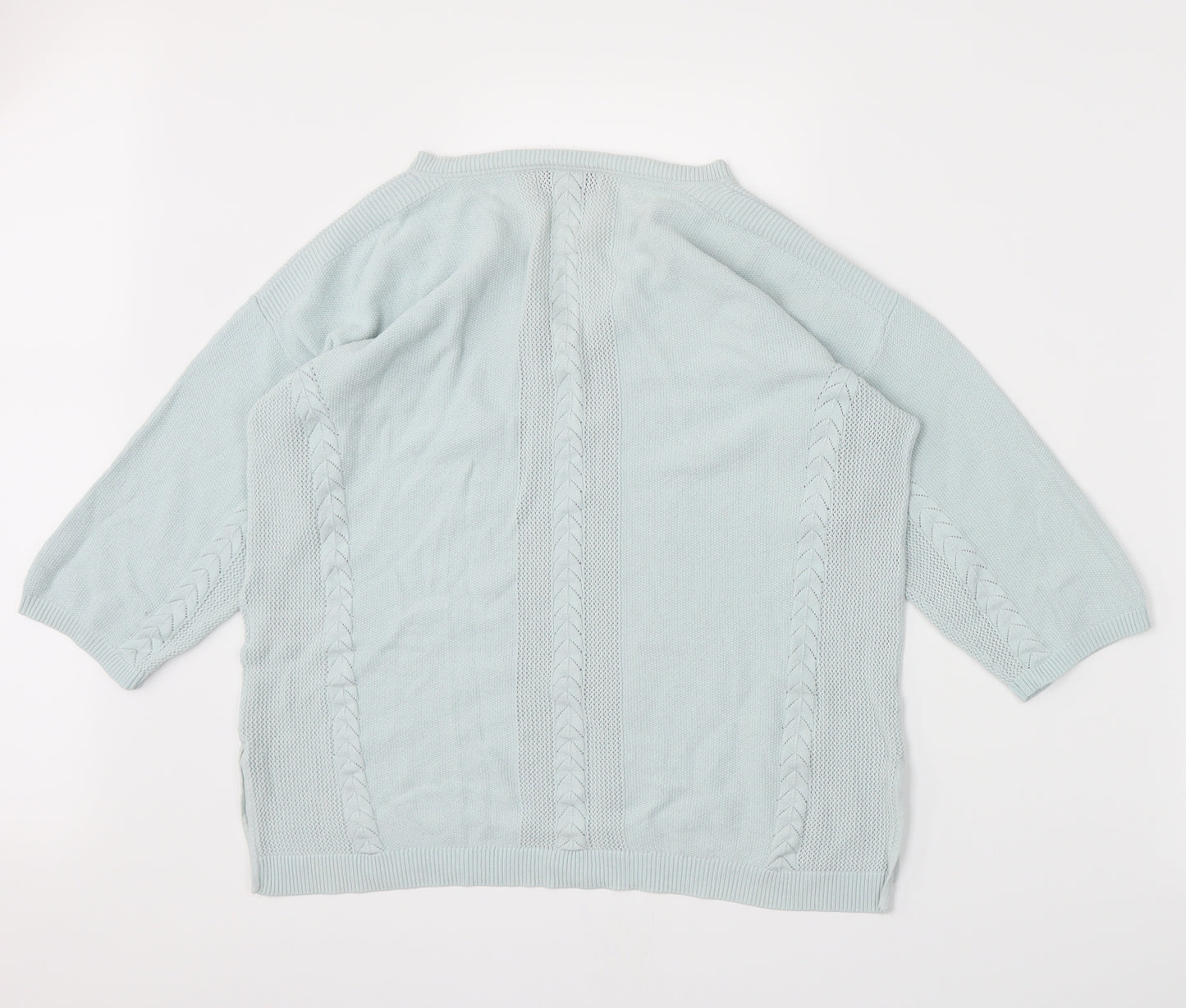 Marks and Spencer Womens Blue   Pullover Jumper Size 14