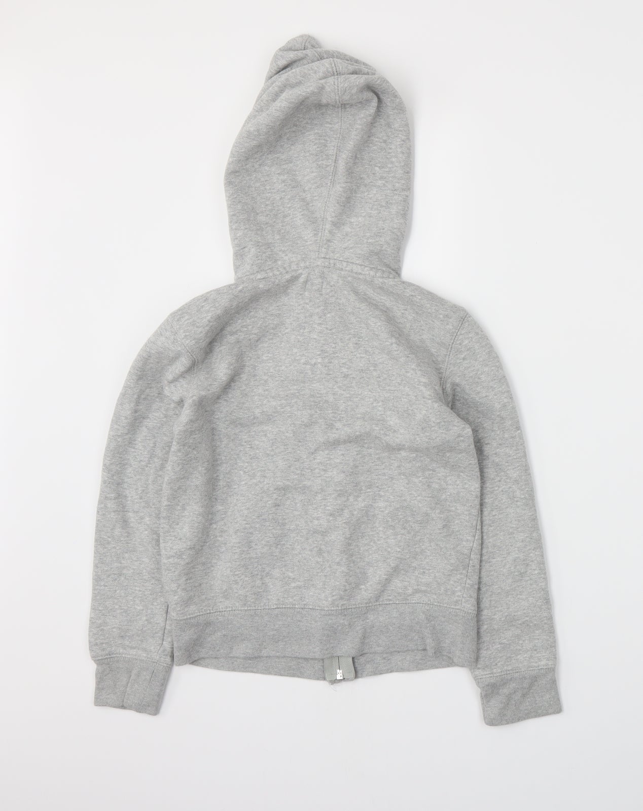 Gap Girls Grey  Jersey Full Zip Hoodie Size 8 Years