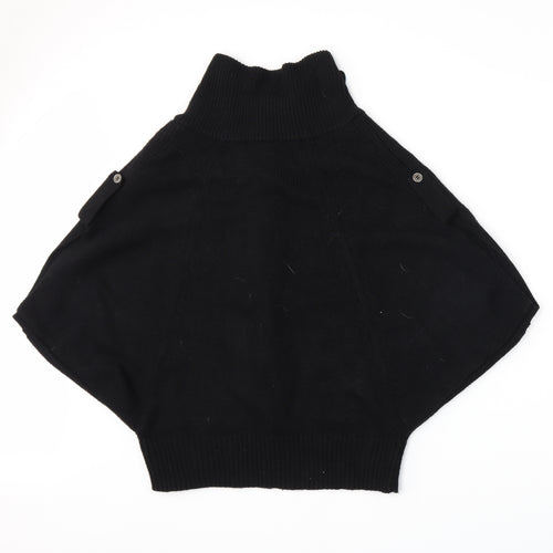 Be Beau Womens Black  Knit Cardigan Jumper Size 8