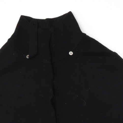 Be Beau Womens Black  Knit Cardigan Jumper Size 8
