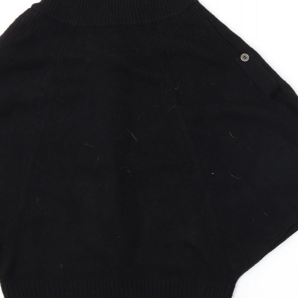 Be Beau Womens Black  Knit Cardigan Jumper Size 8