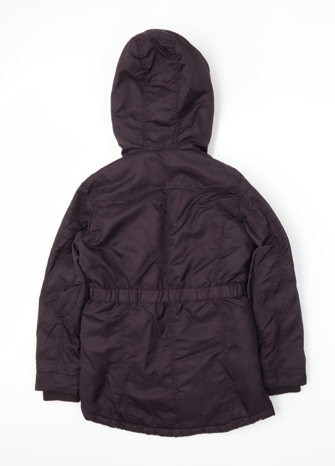 Nutmeg Girls Purple   Parka Coat Size 9-10 Years
