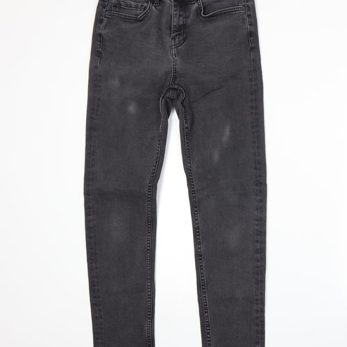 Marks and Spencer Womens Grey   Skinny Jeans Size 10 L25 in