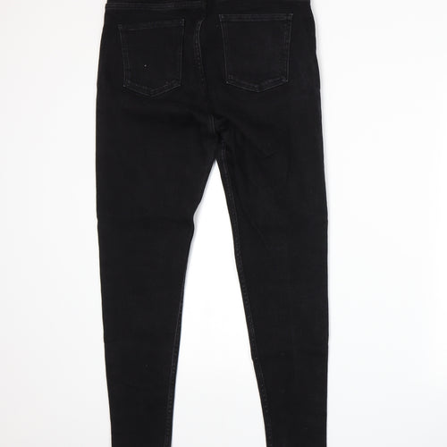 Marks and Spencer Womens Black  Denim Skinny Jeans Size 14 L26 in
