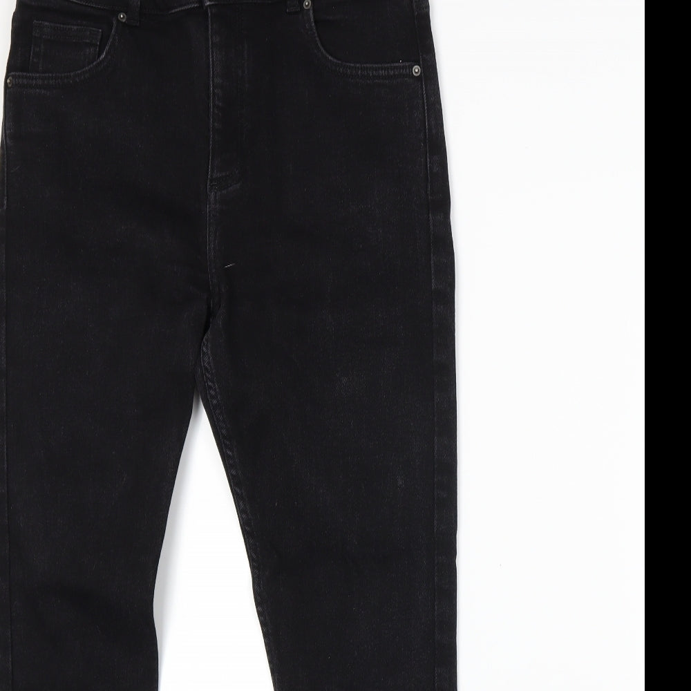 Marks and Spencer Womens Black  Denim Skinny Jeans Size 14 L26 in