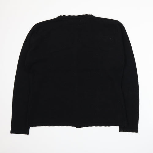 Bonmarché Womens Black  Knit Cardigan Jumper Size XL