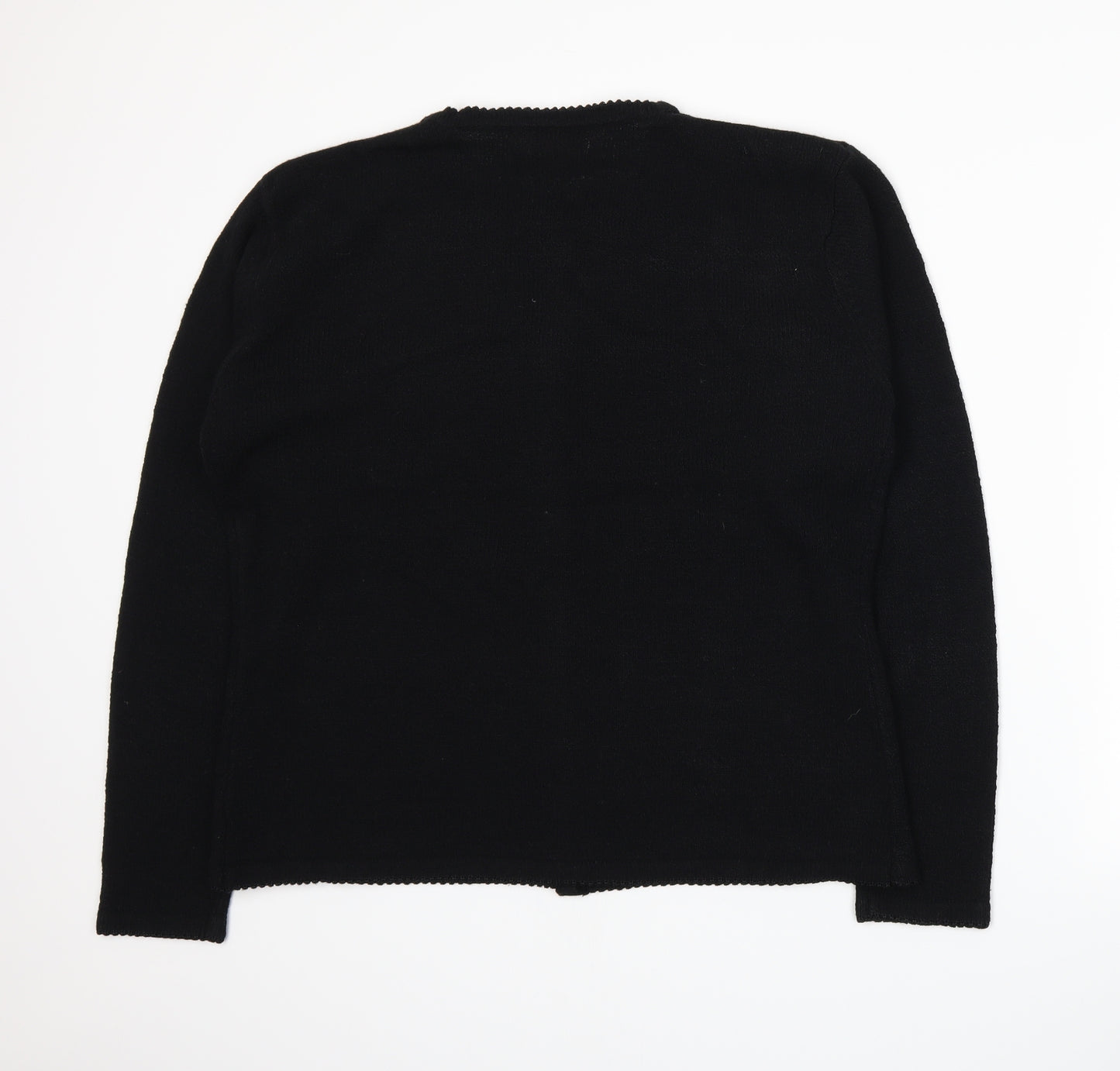 Bonmarché Womens Black  Knit Cardigan Jumper Size XL