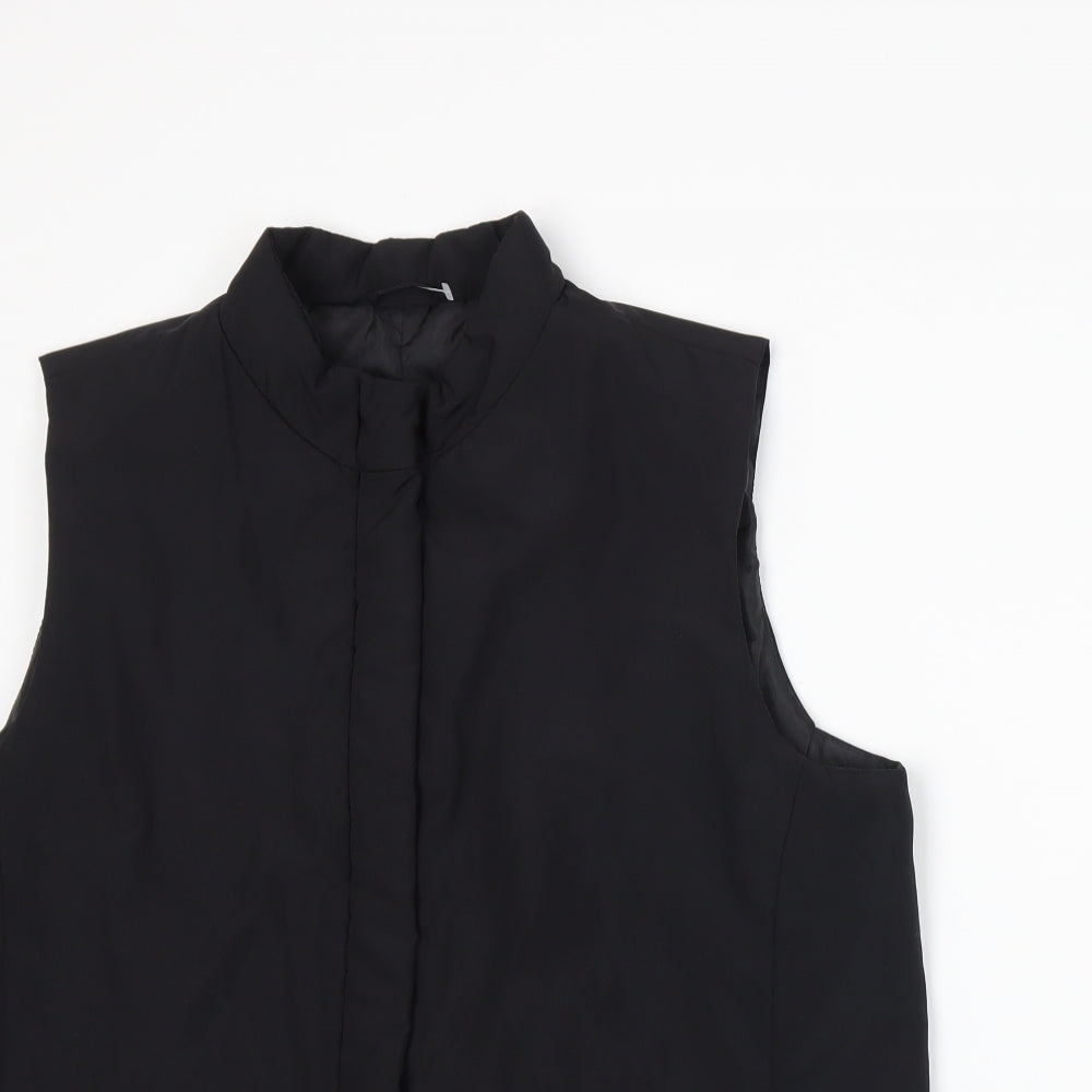 BHS Womens Black   Gilet Poncho Size 16