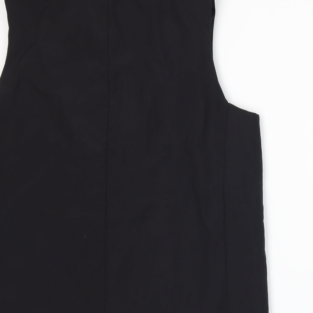 BHS Womens Black   Gilet Poncho Size 16