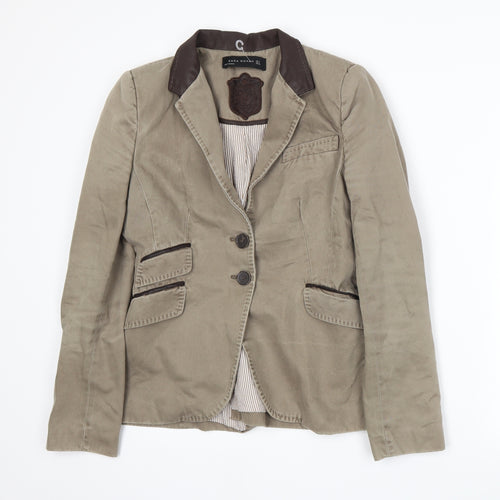 Zara Womens Beige   Jacket Suit Jacket Size S