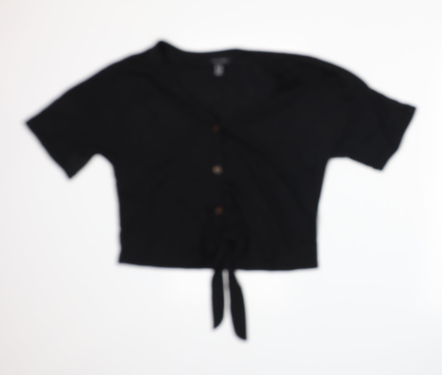 New Look Womens Black   Basic Blouse Size 12