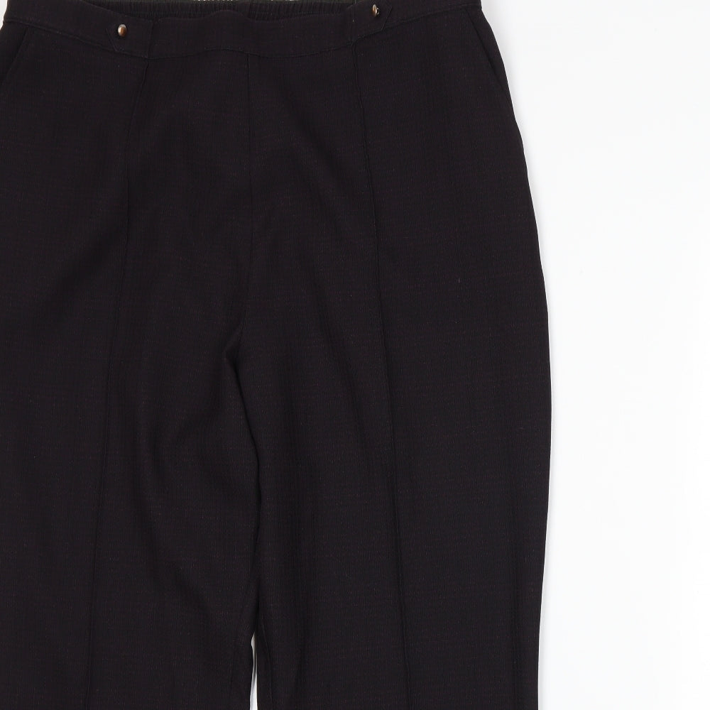 Marks and Spencer Womens Purple   Trousers  Size 18 L26 in