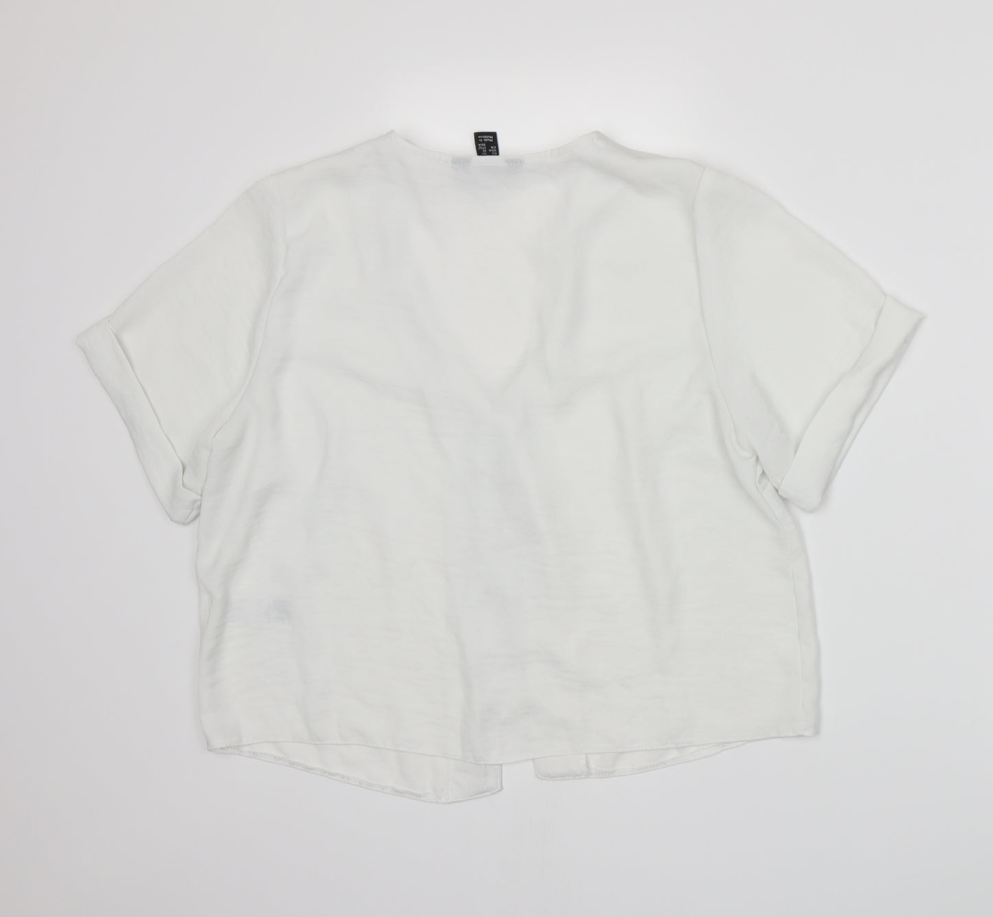 New Look Womens White   Basic Blouse Size 14