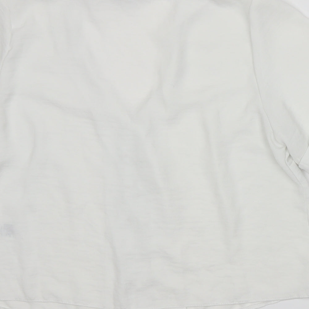 New Look Womens White   Basic Blouse Size 14