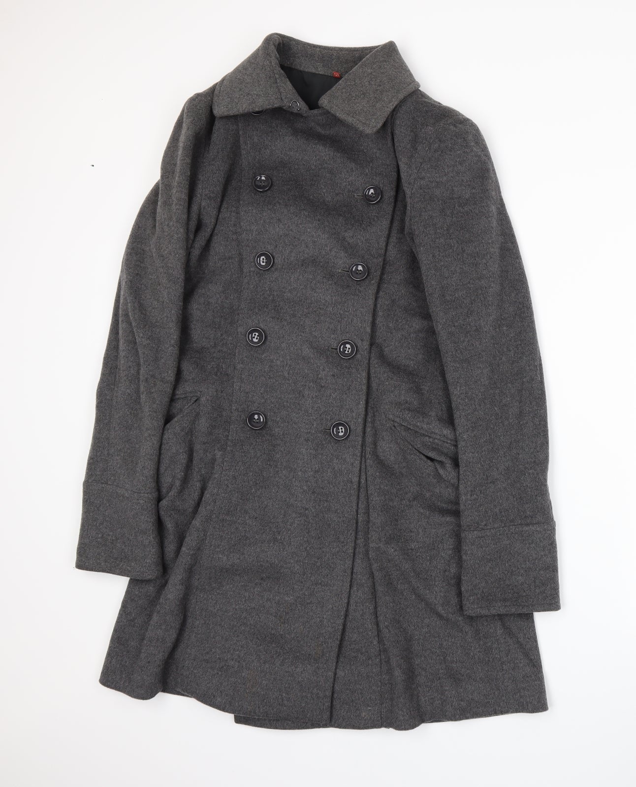 Uniqlo Mens Grey   Overcoat Coat Size M