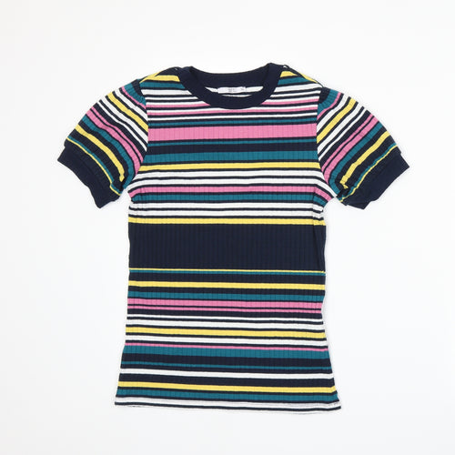 edc by Esprit Womens Multicoloured Striped  Pullover Jumper Size XS