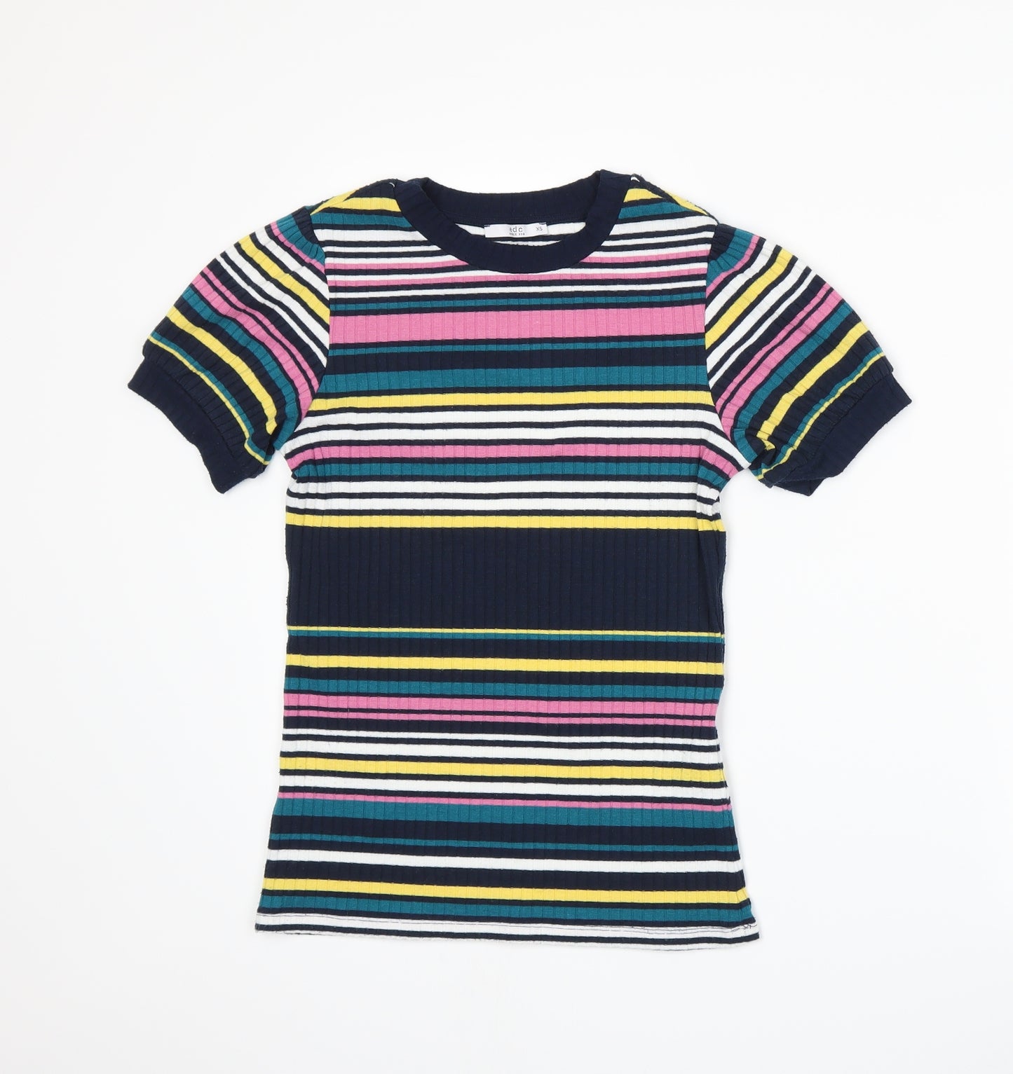 edc by Esprit Womens Multicoloured Striped  Pullover Jumper Size XS